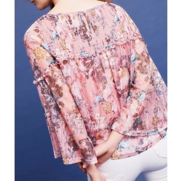 Anthropologie Akemi + Kin Patrizia Floral Lace SZ M - Picture 3 of 10